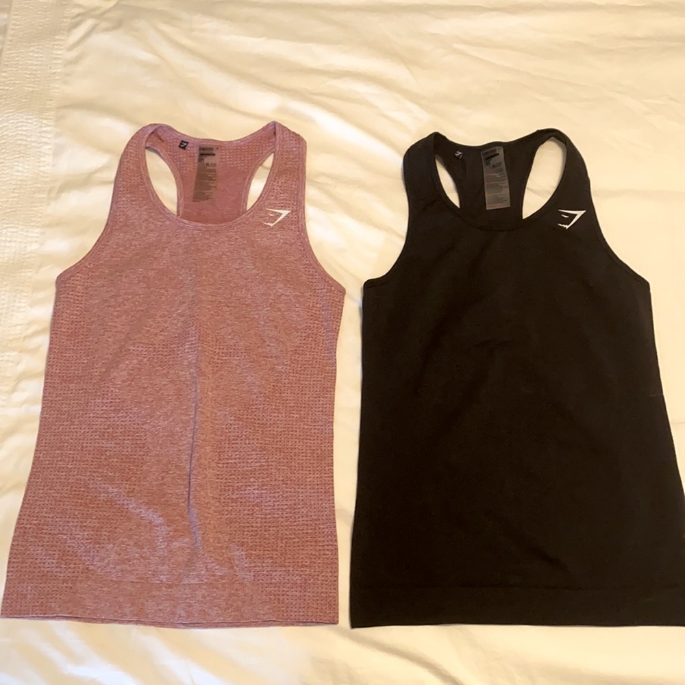 2 Gymshark women’s workout tank top size Medium